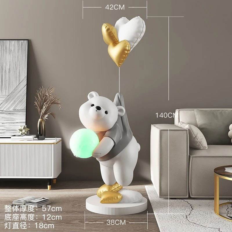 size of ballon bear sculpture size of ballon bear sculpture